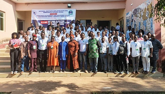 AE-FUNAI Econ Dept, NILDS Partner on Public Finance